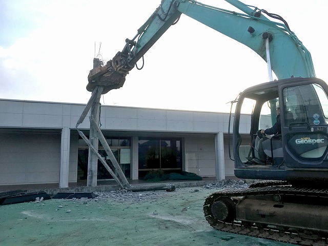 千代田バッティングセンター解体工事 4