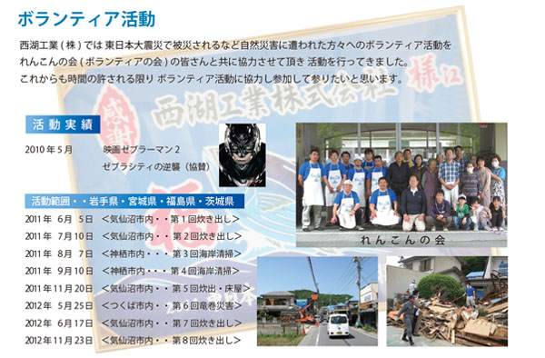 ボランティア活動写真